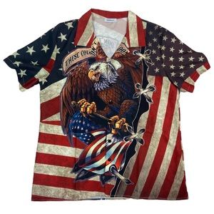 These colors don’t run polo button down. Size Large